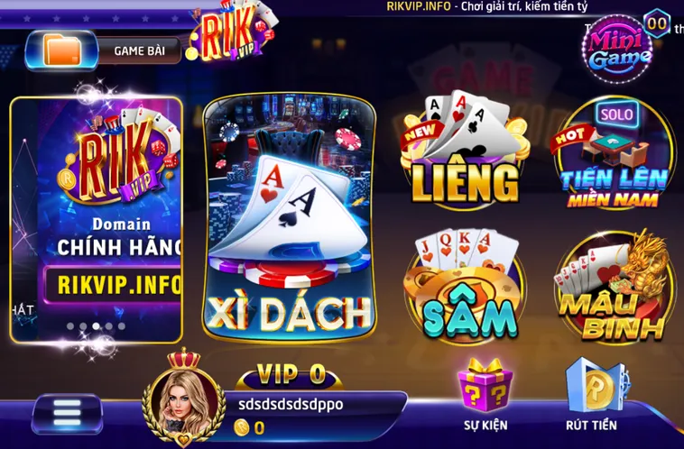 Khám Phá Thế Giới Game Bài RikVip Đỉnh Cao Với Tỷ Lệ Thắng Cực Khủng