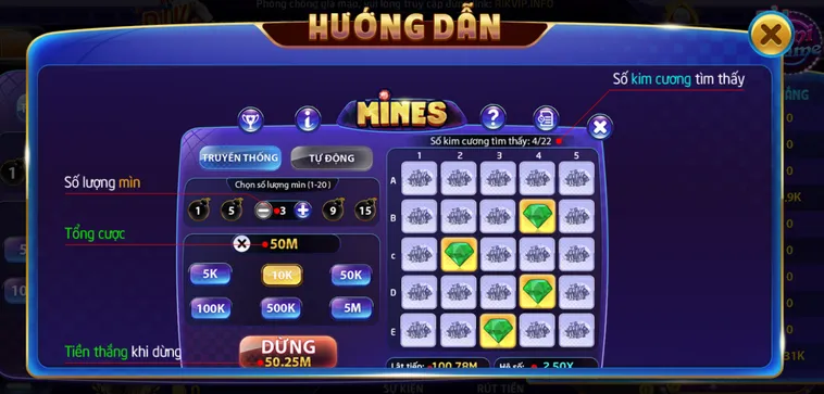 Chinh Phục Thử Thách Minigame Mines Tại RikVip Đầy Kịch Tính Và Hồi Hộp Nhất