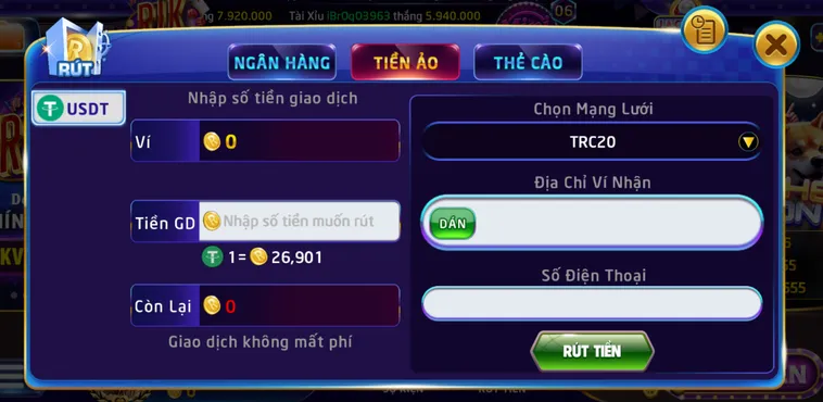 Rút Tiền Ảo Tại RikVip Siêu Tốc An Toàn Tuyệt Đối