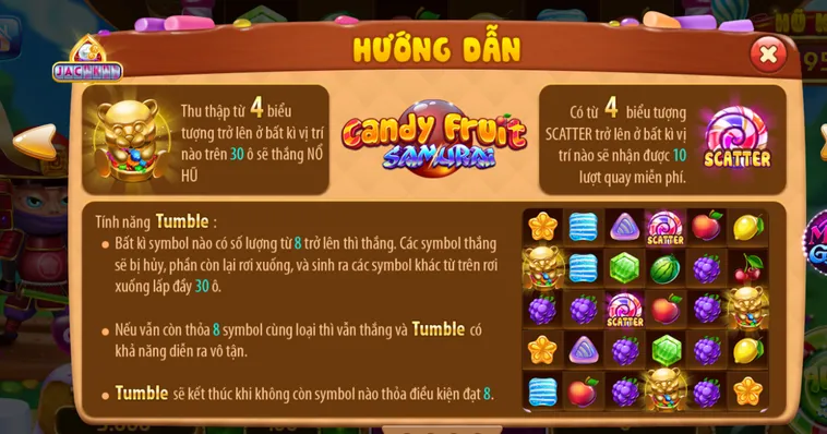 Khám Phá Siêu Phẩm Nổ Hũ Candy Fruit Samurai Tại RikVip Đỉnh Cao Nhất