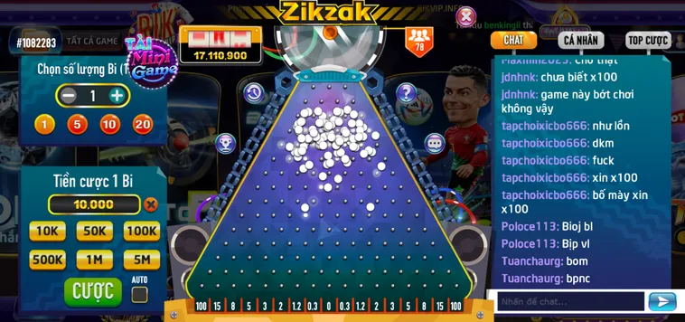 Chinh Phục Minigame Zik Zak Tại RikVip Trải Nghiệm Giải Trí Đỉnh Cao